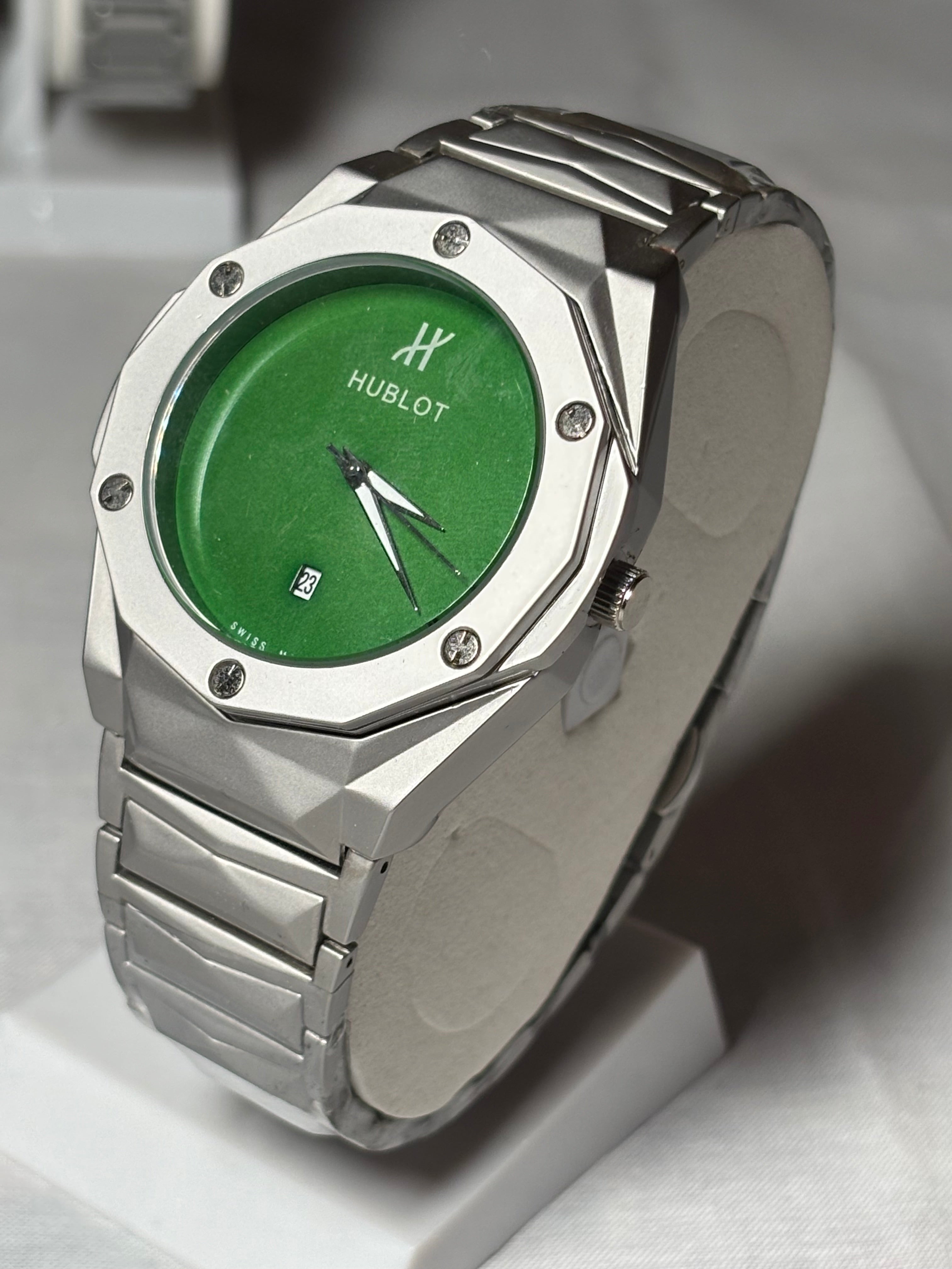 Hublot with Green Dial