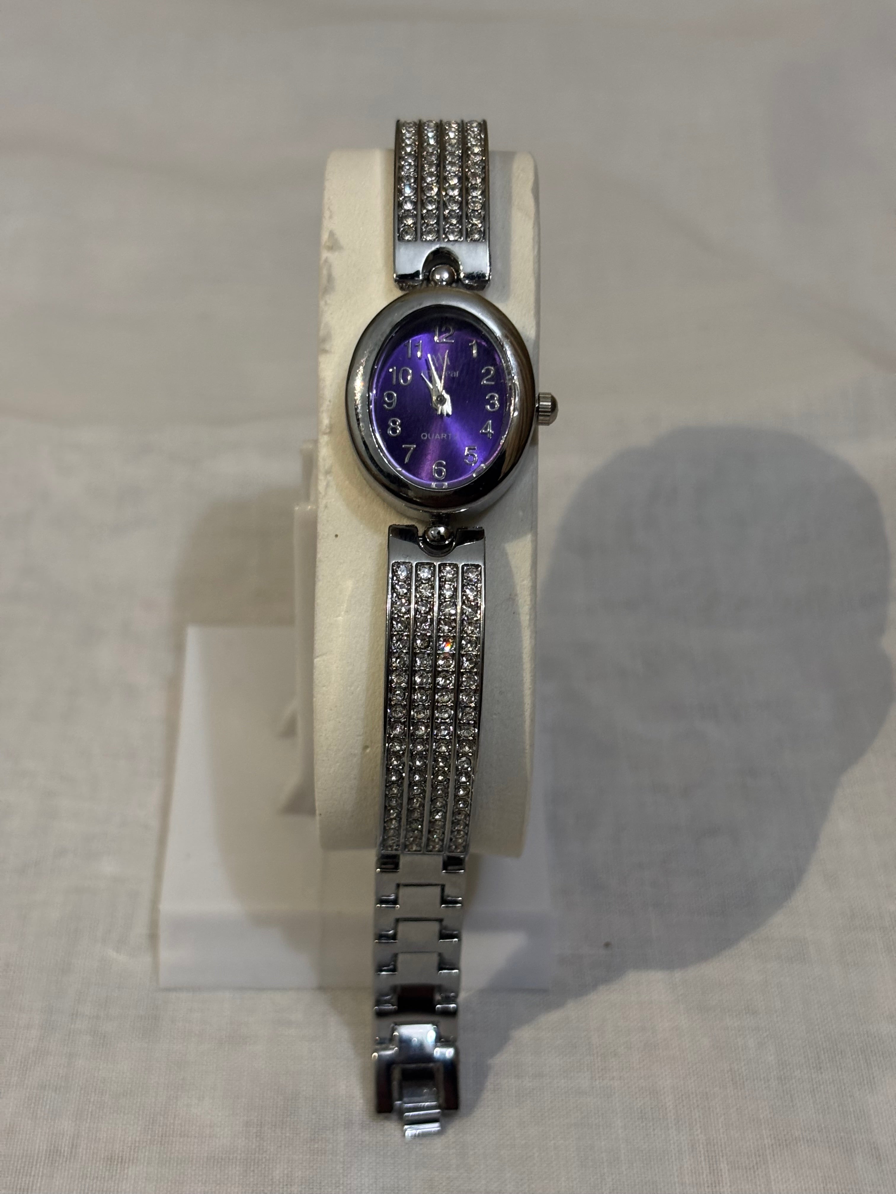 Mewear watch with blue dial