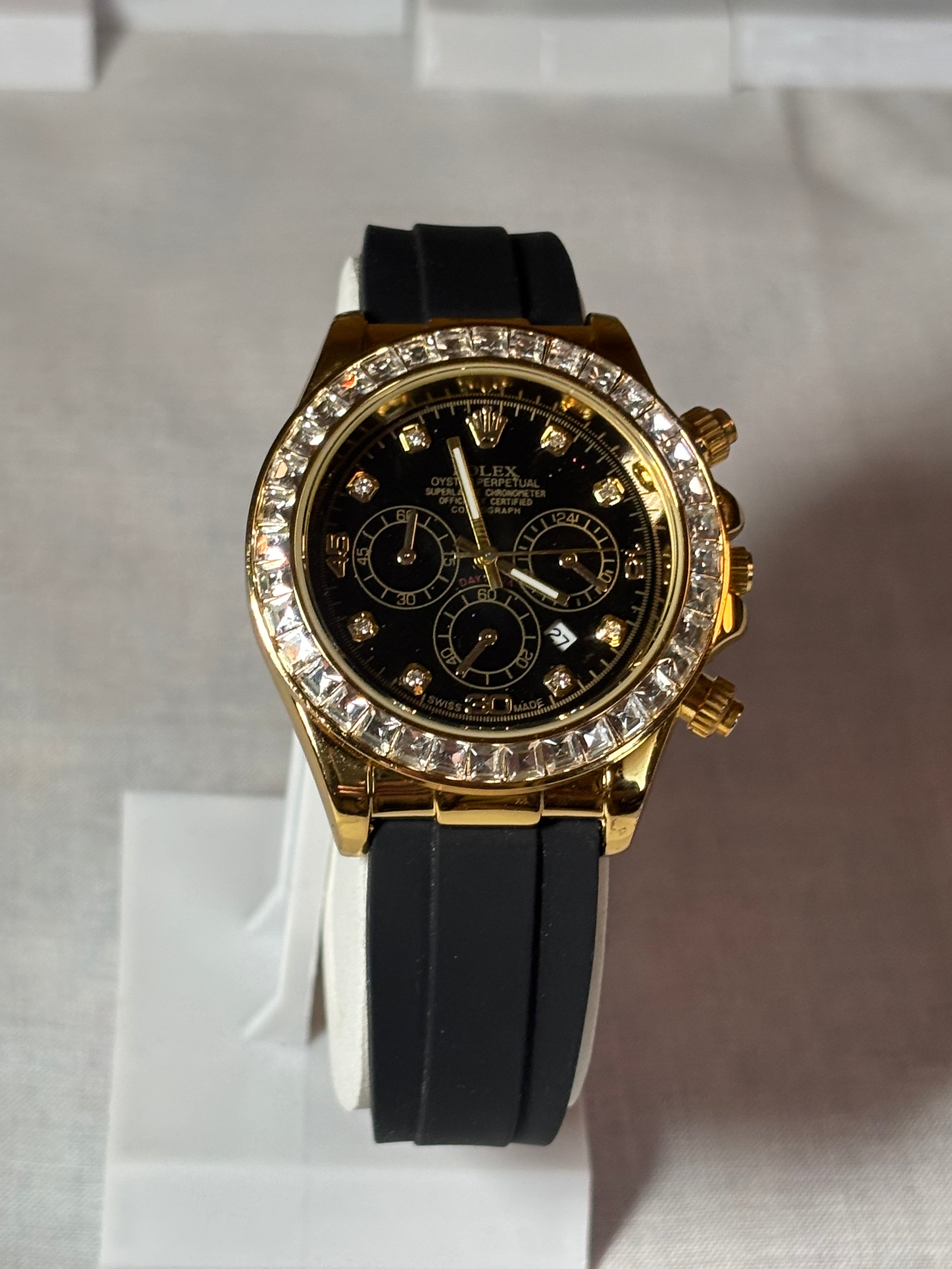 Luxury Rolex with Black dial