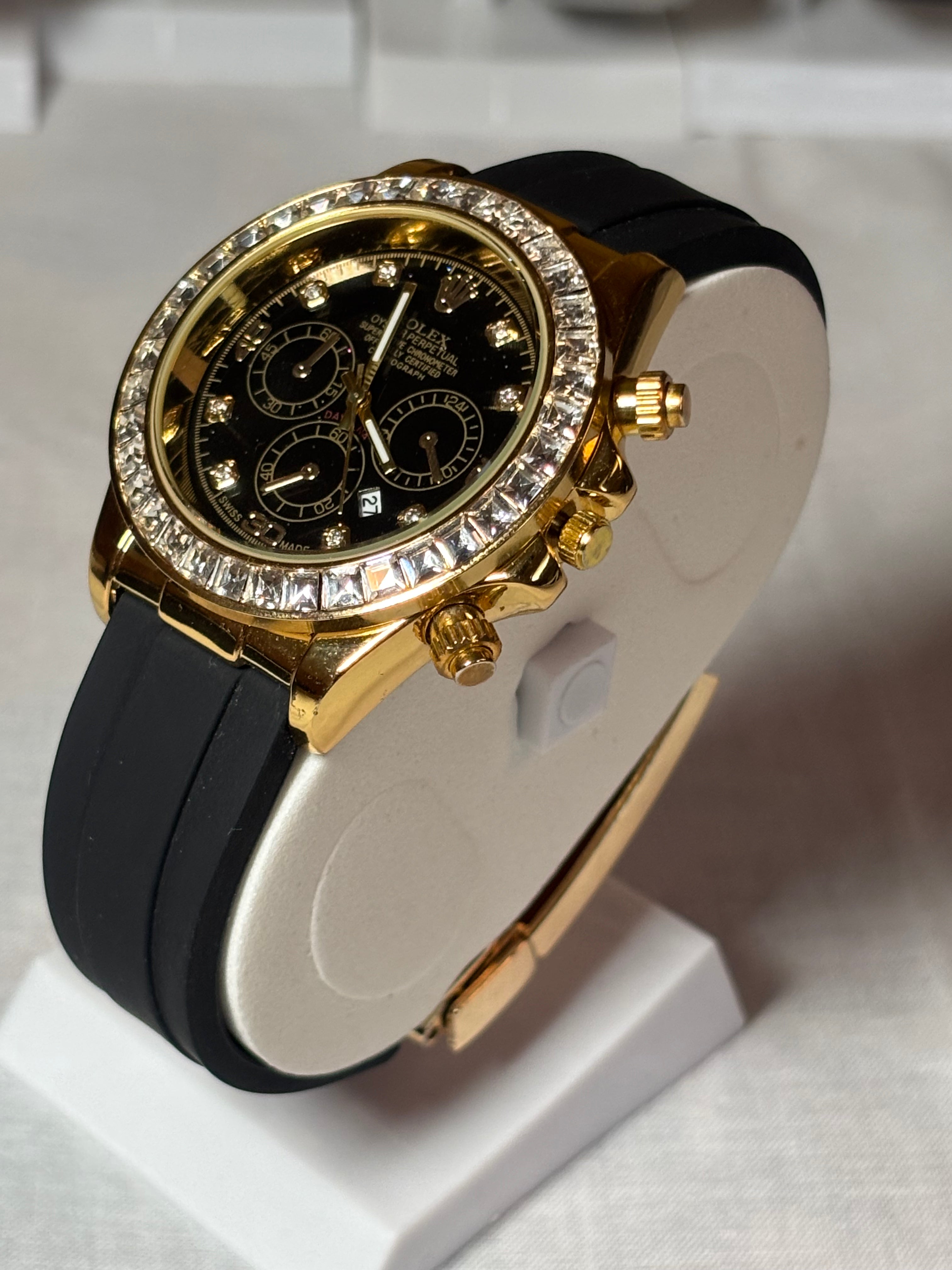 Luxury Rolex with Black dial