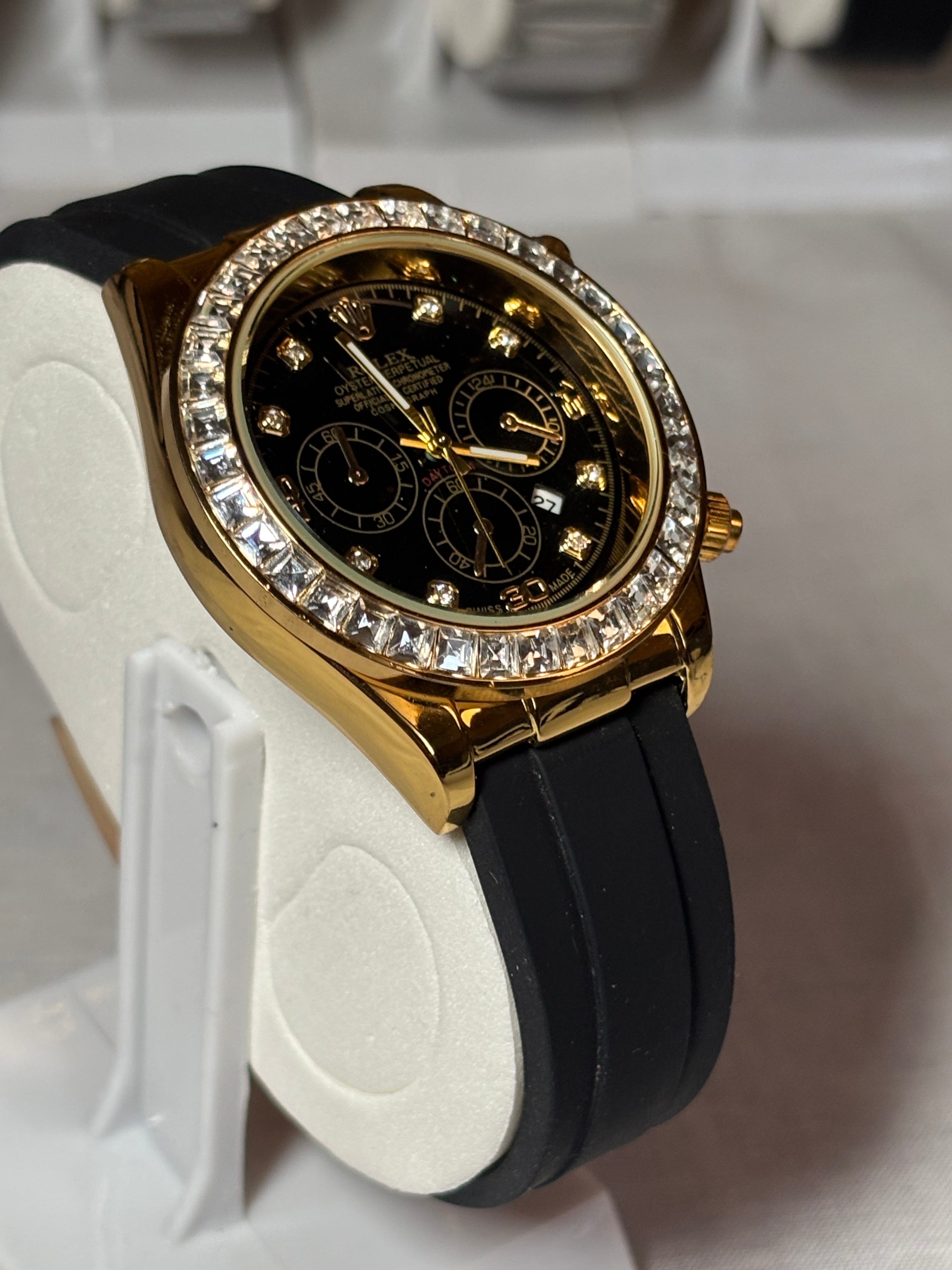 Luxury Rolex with Black dial