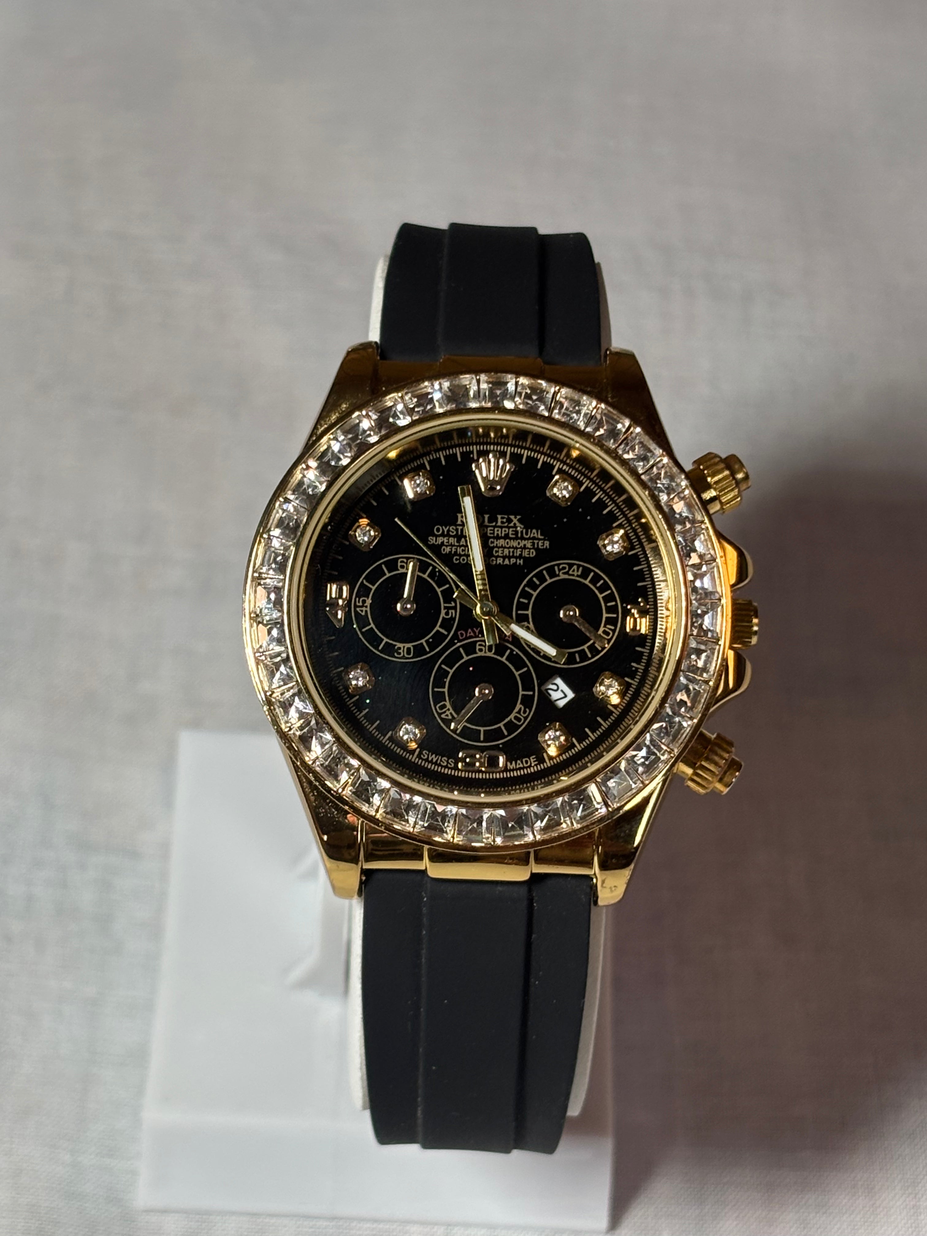 Luxury Rolex with Black dial